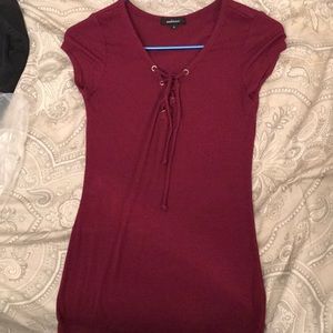 nice crisscrossing top